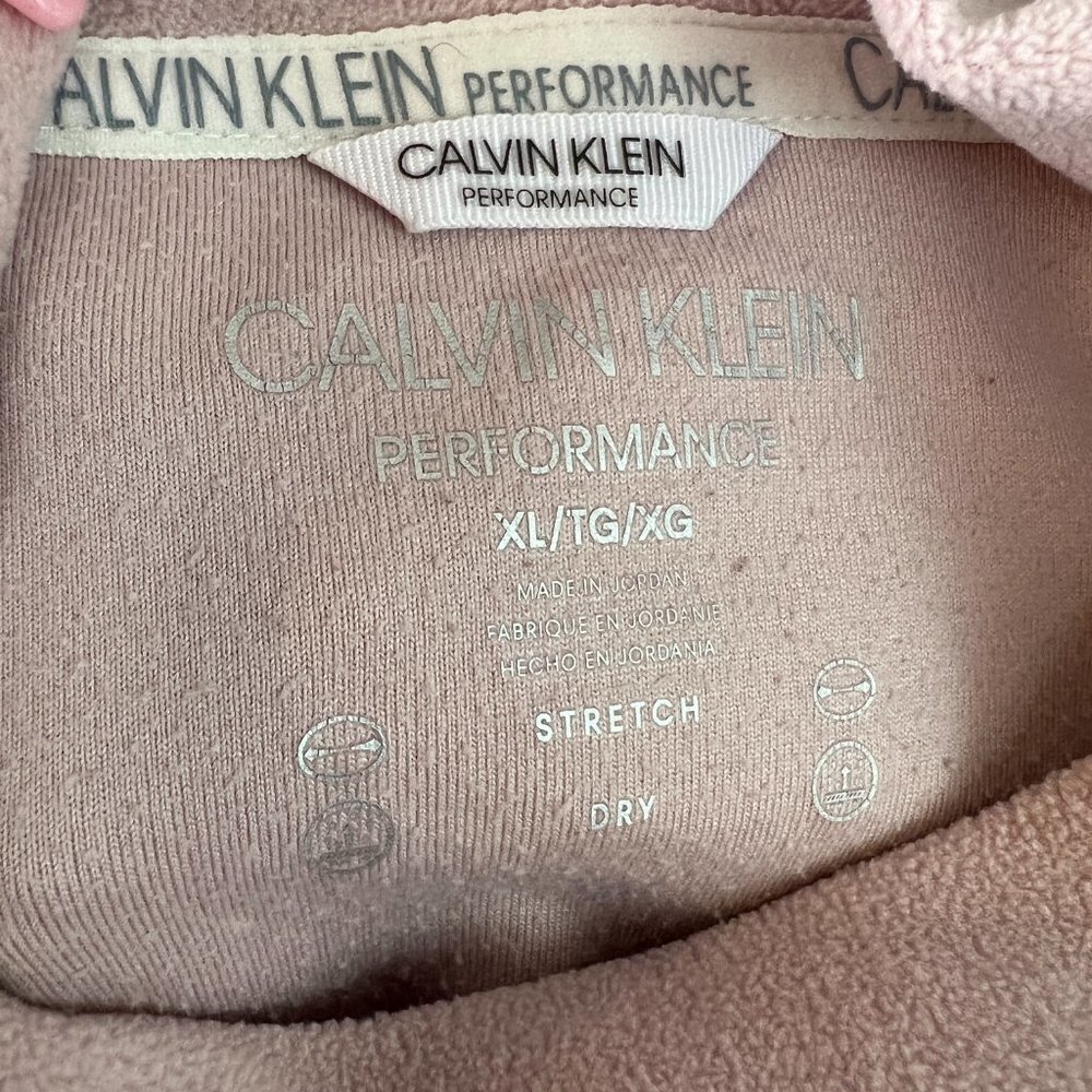 𝅺CALVIN Klein Performance Stretch Fleece Sweater XL - Picture 5 of 5
